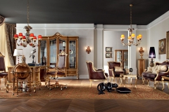 Luxury-classic-hardwood-Italian-furniture-for-furnishing-office-Casanova-collection-Modenese-Gastone